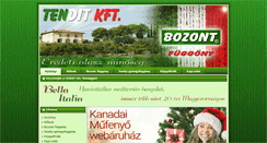 Desktop Screenshot of bozontfuggony.hu